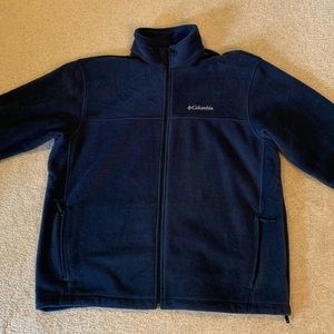 Men’s Full Zip Columbia Lightweight fleece